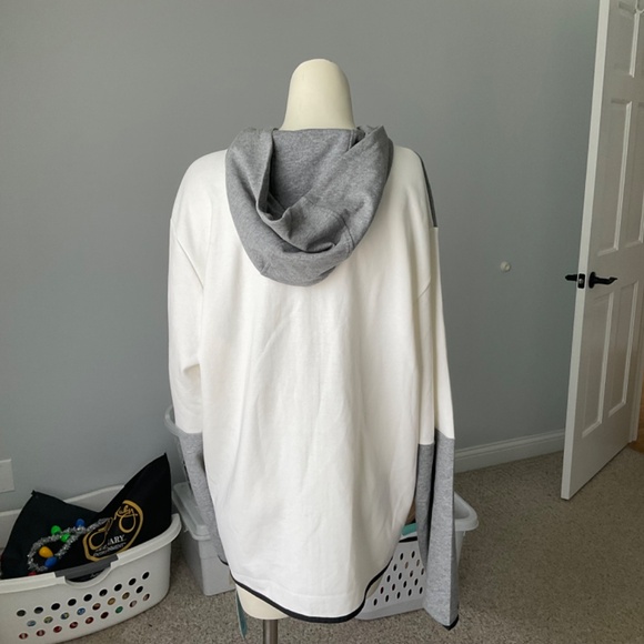NWT athletic white jacket, large. - Picture 4 of 11